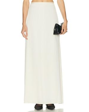 SRG Margo Silk Skirt - White