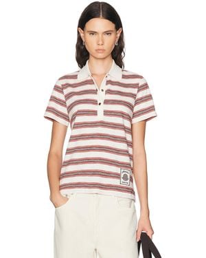 Moncler Short Sleeve Polo Shirt - Red