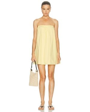 Matteau Frill Cami Mini Dress - Yellow