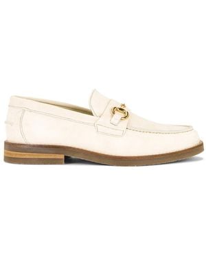 Duke & Dexter Wilde Bit Penny Loafer - White