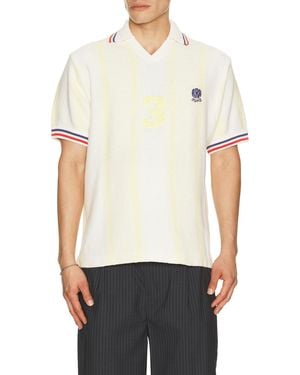 rice nine ten Knitted Soccer Shirt - White