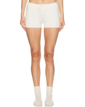 ÉTERNE Drawstring Short - White