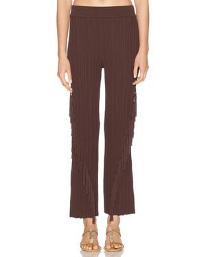 Cult Gaia Maude Knit Pant - Brown