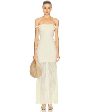 SIR. Elia Off Shoulder Twist Dress - White