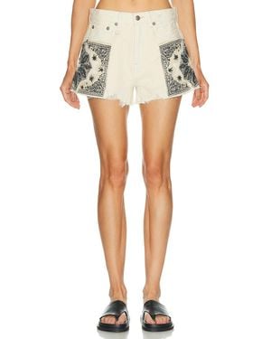 R13 X-Boyfriend Short - White