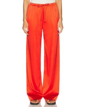 ÉTERNE Brody Silk Pant - Red