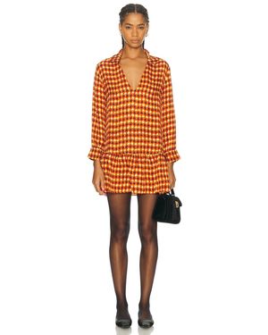 Bode Orana Dress - Orange