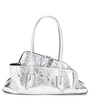 The Attico La Passeggiata Small Top Handle Bag - White