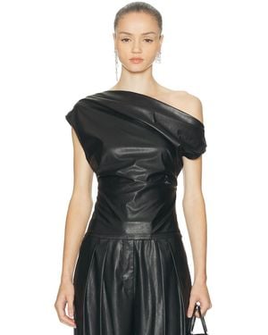 The Sei Off Shoulder Top - Black