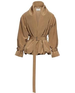 Magda Butrym Wrap Jacket - Natural