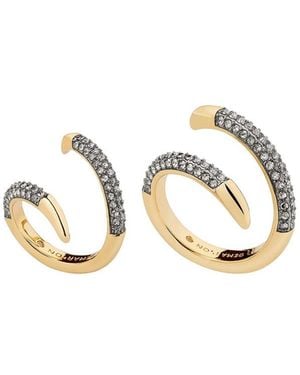 DEMARSON Vesey Duo Ring - White