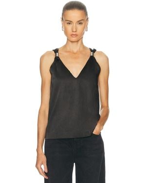Brandon Maxwell Drew Tank Top - Black