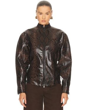 Stella McCartney Alter Snake Jacket - Black