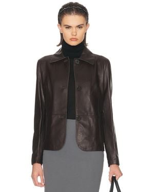 Arma Carmen Lamb Butter Jacket - Black