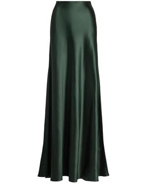 Ralph Lauren Masina Stretch Satin Skirt - Green