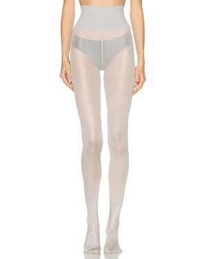 Swedish Stockings Geri Glossy Tights - Metallic