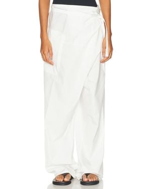 Wardrobe NYC Fisherman Pant - White