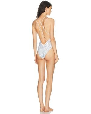 PUCCI Lycra One Piece Swimsuit - White