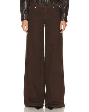 Stella McCartney Mid Rise Wide Leg - Brown