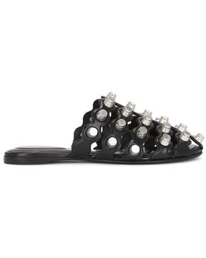 Alexander Wang Rexa Cage Slide - Black