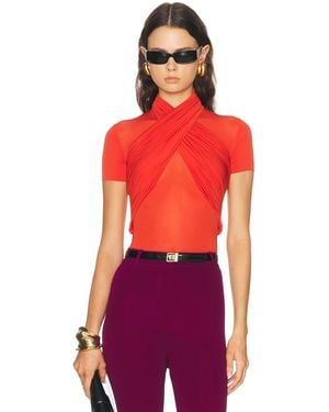 Franchise Odessa Short Sleeve Top - Red