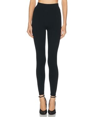 Alaïa Silk Viscose Blend Legging - Black