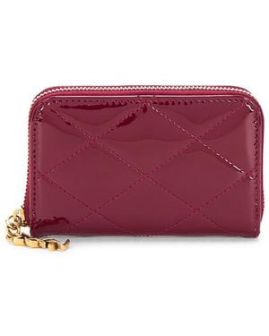 Saint Laurent Coin Card Wallet - Red