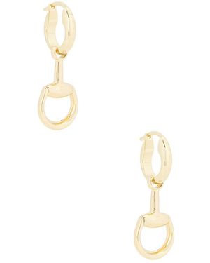 Gucci Horsebit Hoop Earrings - Multicolor