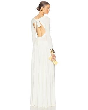 Helsa Aesther Jersey Dress - White