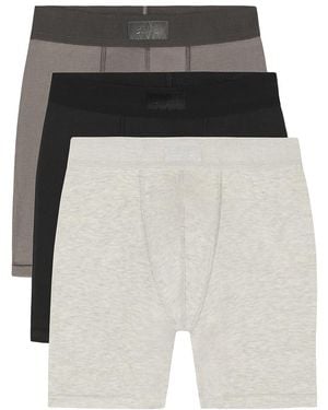 Skims Cotton 5 Boxer Brief 3-pack - Black