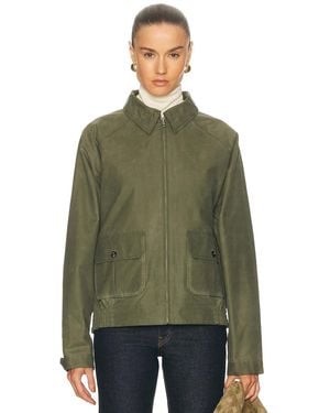 Bode Waxed Coach's Jacket - Green
