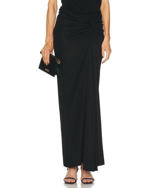 Christopher Esber Side Ruched Skirt - Black