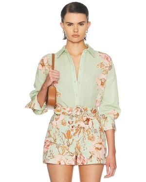 Hemant & Nandita Ezra Oversized Shirt - Green