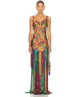 Bode Fruit Pit Dress - Multicolor