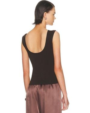 Kye Bateau Sleeveless Top - Black