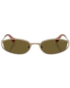 Miu Miu Oval Sunglasses - Multicolor