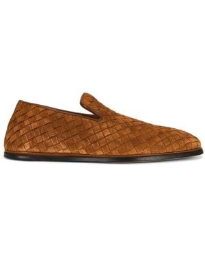 Bottega Veneta Palazzo Closed Back Slipper - Brown