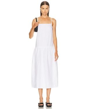 Deiji Studios Gathered Halter Dress - White