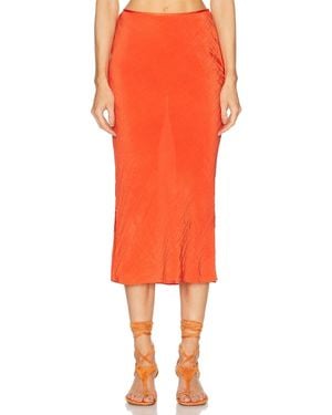 SIR. Ligera Maxi Skirt - Orange