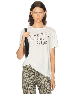 R13 Give Me A Break Boy Tee - White