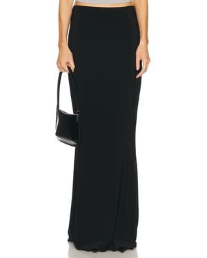 Norma Kamali X Lifestyle Obie Long Skirt - Black
