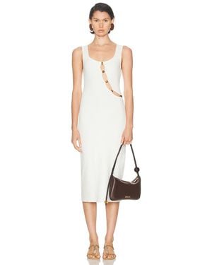 SIR. Chiara Beaded Dress - White