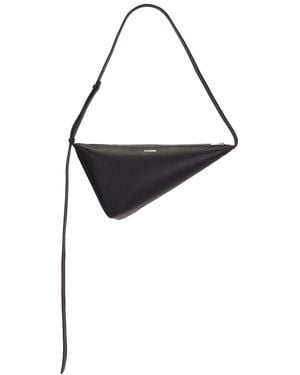 Jil Sander Triangle Crossbody - Black