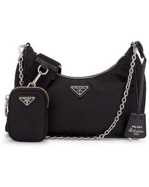 Prada Re-Edition 2005 Re-Nylon Shoulder Bag - Black