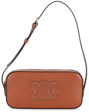 Celine Triomphe Mini Camera Bag - Brown