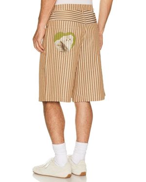 Pleasures Cat Mirror Shorts - Natural