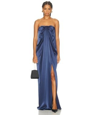 SEV Kris Strapless Dress - Blue