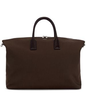 Saint Laurent Bowling Tote - Brown
