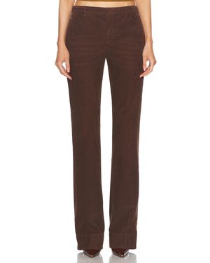 Saint Laurent Bootcut Pant - Brown
