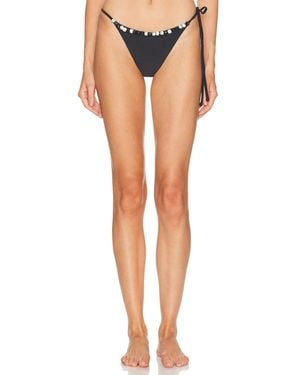 SIR. Baci Beaded String Bikini Brief - Black